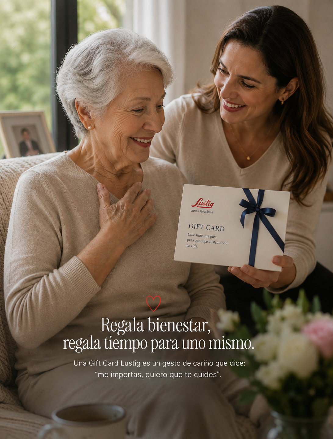Gift Card Lustig Vitacura: regala bienestar, una atención podológica profesional desde $25.900